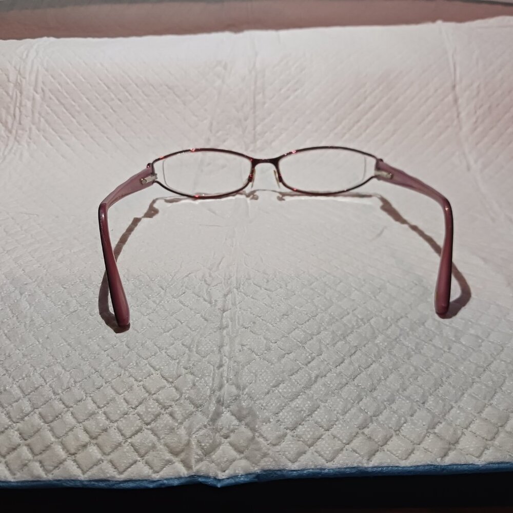 Daisy Fuentes Eva 52-16-135 Eyeglasses Frames Currant - Picture 5 of 14